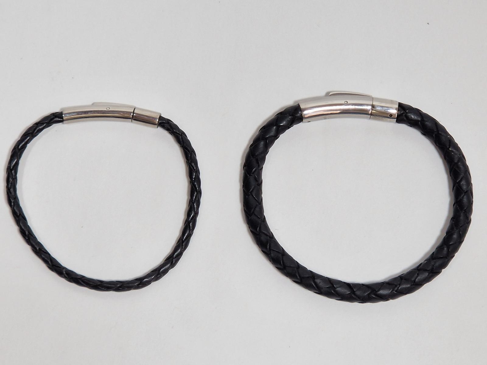 Handgemachtes Armband aus Rindsleder 3mm oder 5mm Stärke