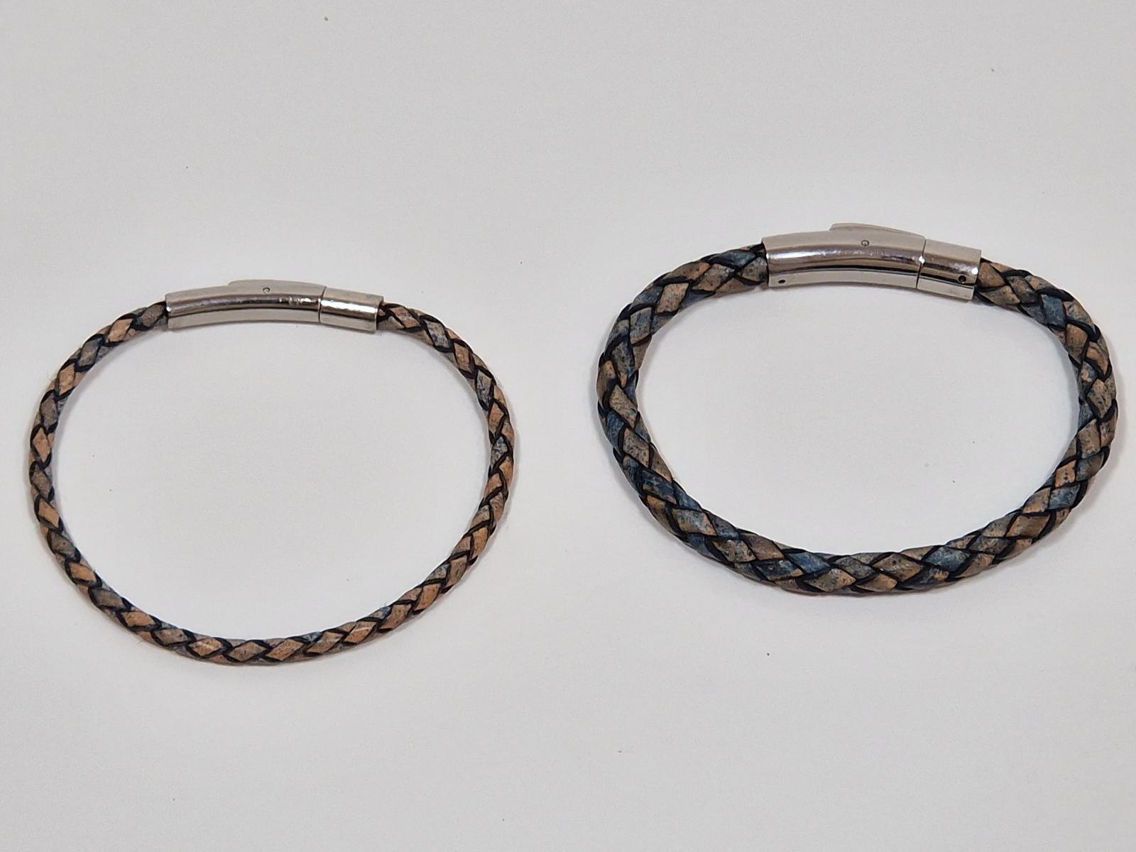 Handgemachtes Armband aus Rindsleder 3mm oder 5mm Stärke
