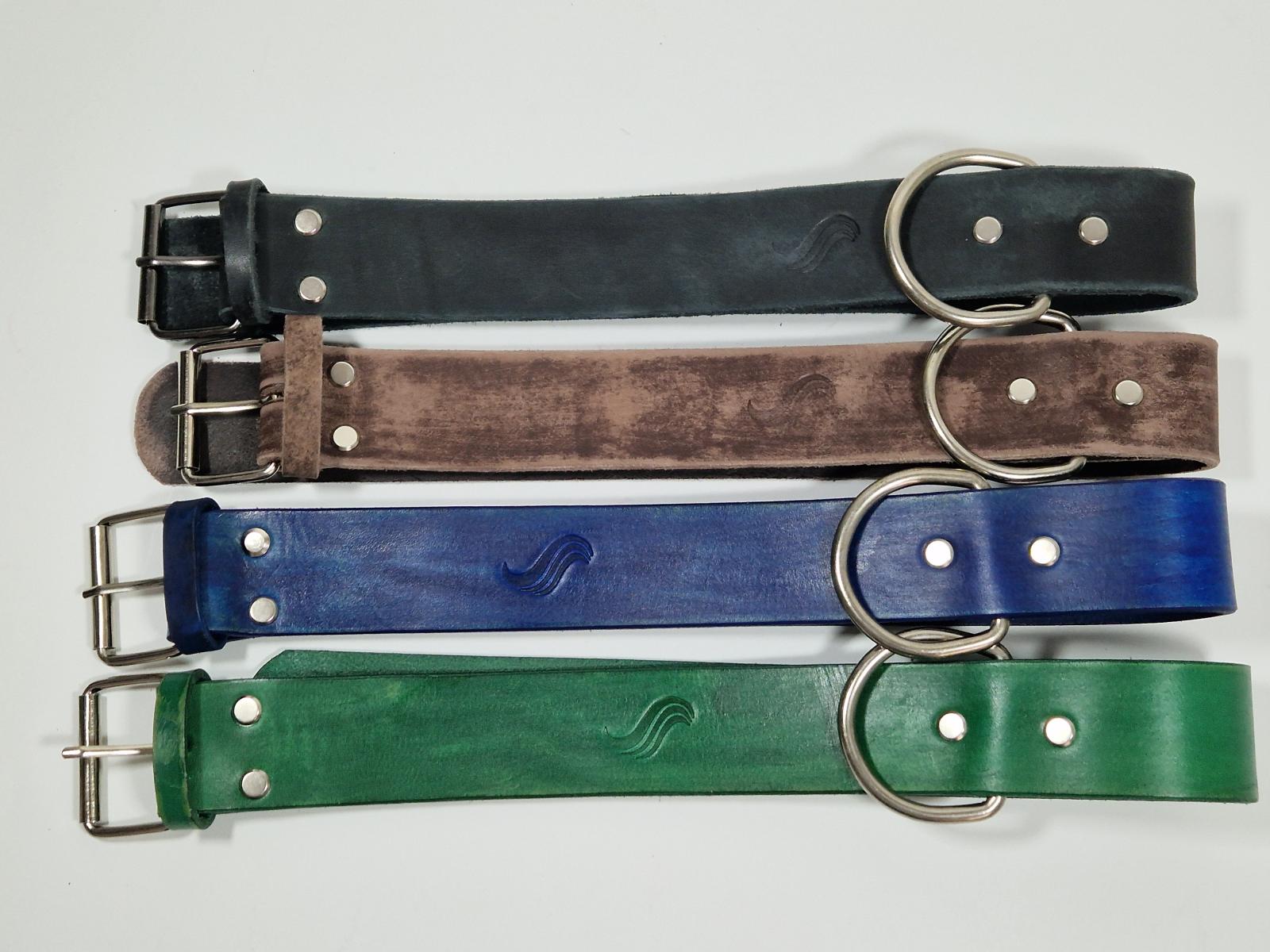 Hundehalsband aus Rindsleder