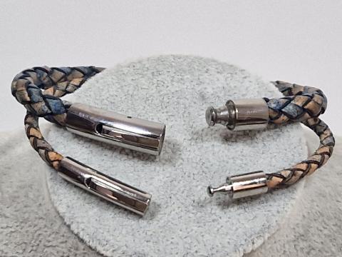 Handgemachtes Armband aus Rindsleder 3mm oder 5mm Stärke Miniatur 2