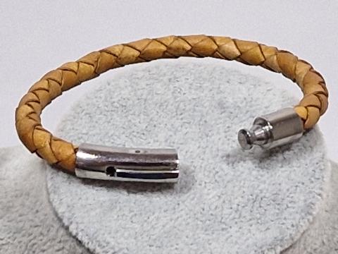 Handgemachtes Armband aus Rindsleder in 5mm Stärke Miniatur 2