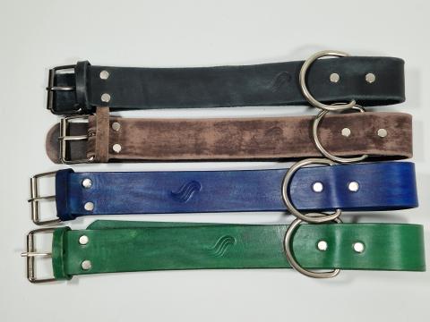 Hundehalsband aus Rindsleder Miniatur 3